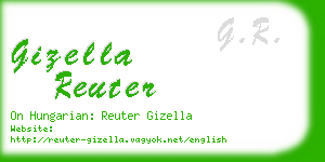 gizella reuter business card